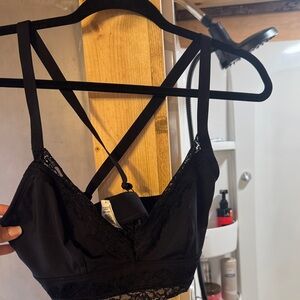 Savage X Fenty Black Lace Bralette